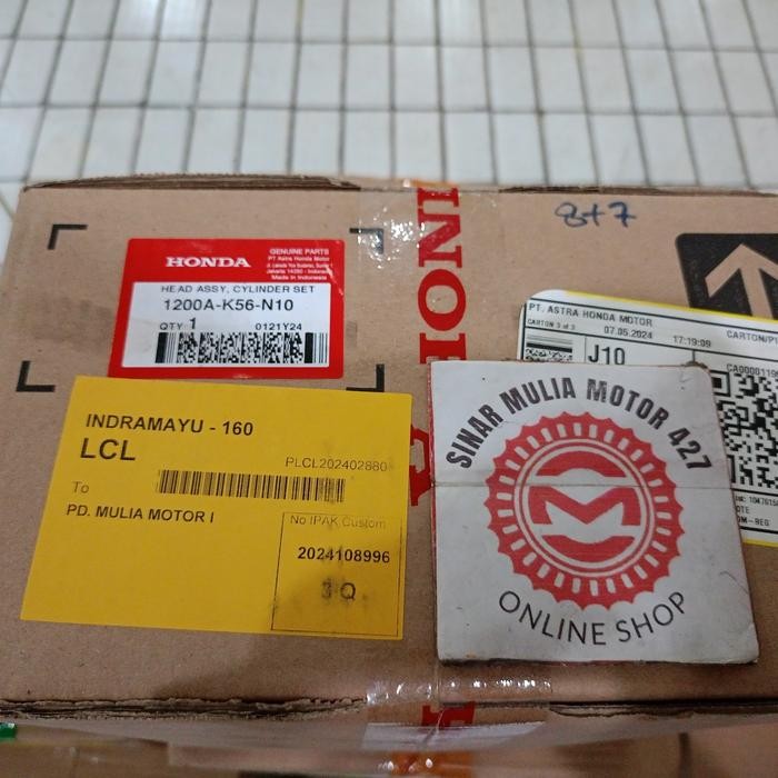 Blok Head Assy Supra GTR 1200A-K56-N10 Asli AHM