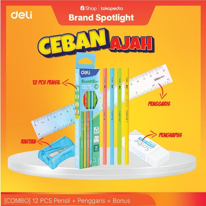 

[CEBAN Ajah] Combo BTS Back To School Pensil-Rautan-Penggaris-Pengapus, Stationery