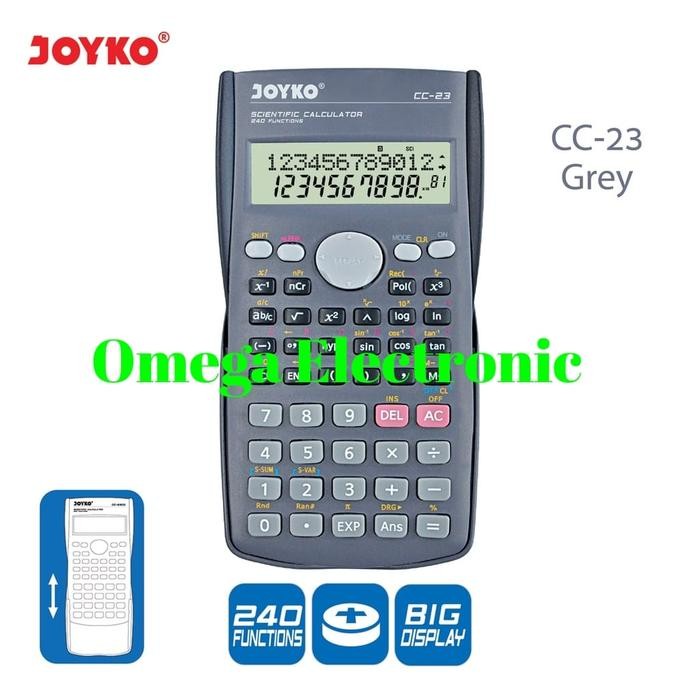 

Joyko CC23 Calculator Kalkulator Scientific Ilmiah Sekolah CC 23