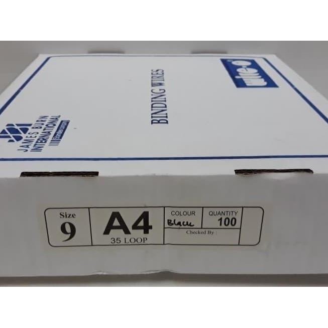 

SPIRAL KAWAT A4 3:1 NO. 9 (9/16") JBI - HITAM (BOX ISI 100 BATANG)