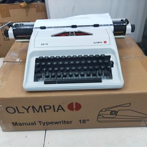 

MESIN TIK OLYMPIA SM18 / MESIN KETIK OLYMPIA SM-18 UKURAN KERTAS A3