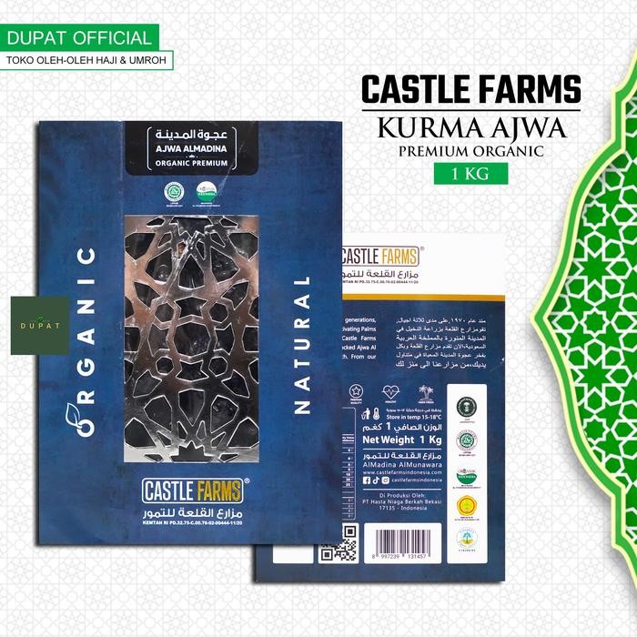 

Pilihan- Kurma Ajwa Castle Farms Al Madina Organic Premium 1 Kg