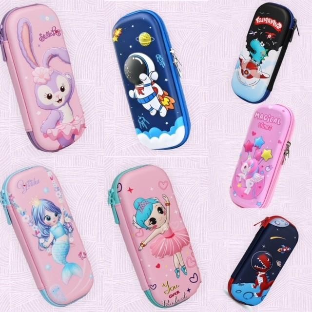 

TEMPAT PENSIL KOTAK PENSIL TEPAK 3D TIMBUL HARDCASE PENCIL CASE KULIT BOX HARDTOP MOTIF BANYAK 3