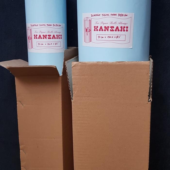 

Kertas Blueprint Digital Paper 80/85 Gsm A0 36 Inch 150 M "INSTANT ONLY