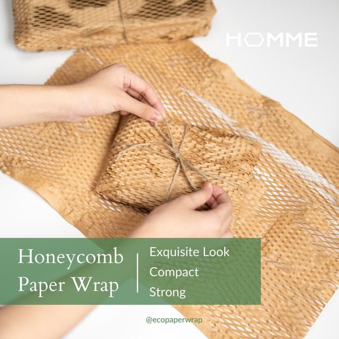 

[100 Meter] 38 cm HOMME Ecofriendly Honeycomb Paper Bubblewrap Kertas