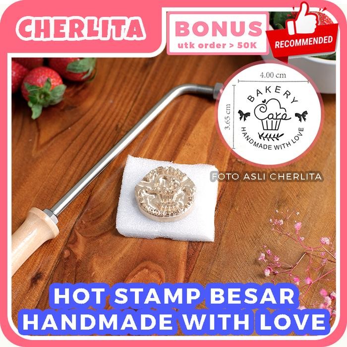 Hot Stamp Besar Cake Kue iffon Bolu Stempel Emboss eesecake 1 Set