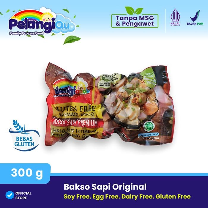 

Pilihan- Pelangi Bakso Sapi Gluten Free Halal Natural Non Msg & Non Pengawet