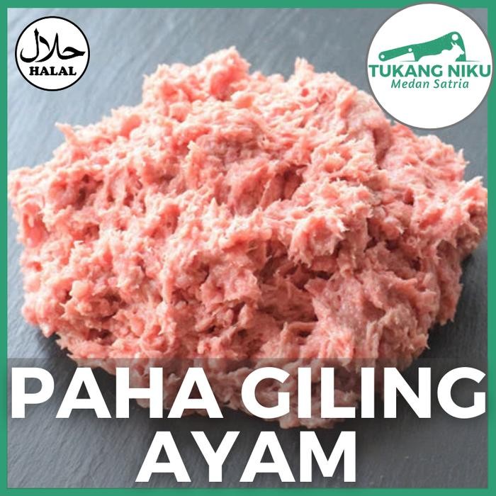 

Pilihan- Paha Giling Ayam - Fresh Frozen Cincang Minced Dada Mentah Kg Gram Gr