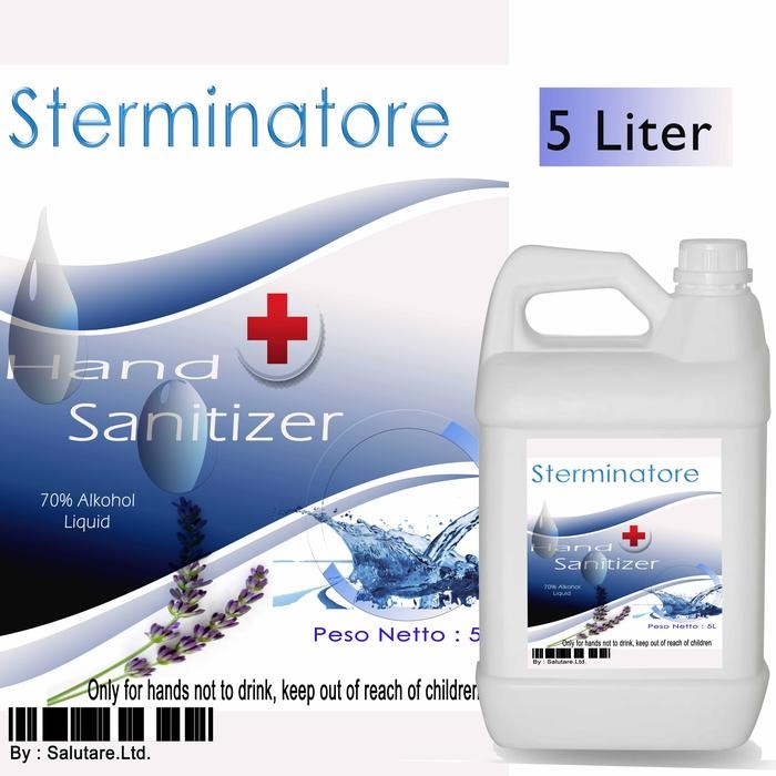 Pilihan- Sterminatore Hand Sanitizer 5 Liter Cair