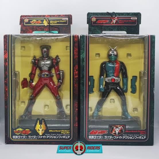 Banpresto Kamen Rider Ryuki & Shin (Ichigo) 2002 Figure