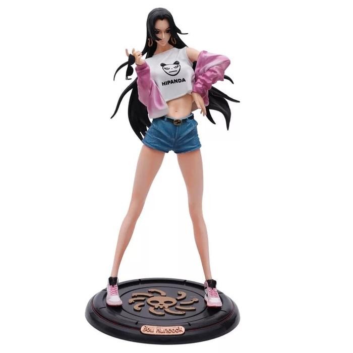 Mainan Anime One Piece Gk Street Boa Hancock Pink