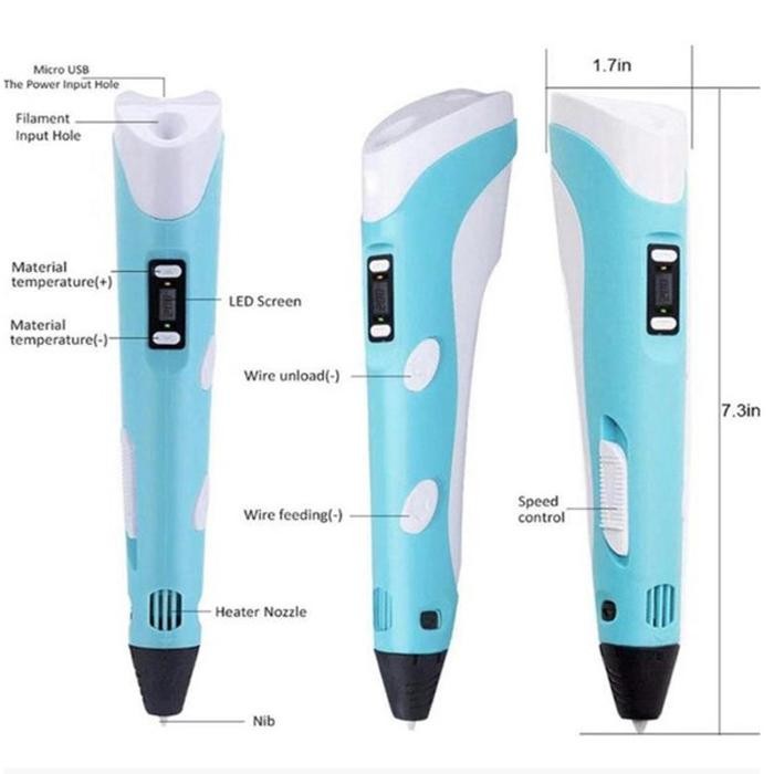 

Jual Rugi! 3D Stereoscopic Printing Pen For 3D Drawing 3D Pen Mainan