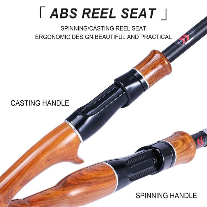 Sougayilang CodJoran Pancing Glass Material 1.6M Rod Portable Stik Pancing Untuk Air Tawar Laut