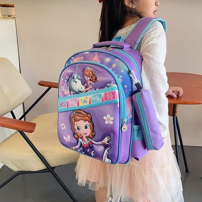 

Argos - Tas Sekolah Anak SD/Tas Ransel Cangkang Keras 3D/Ransel Sekolah Anak Perempuan Laki-laki