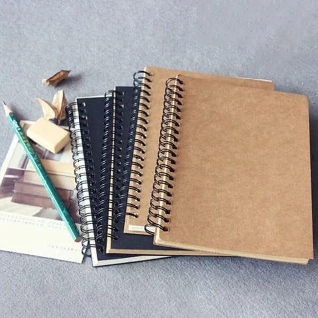 

New Buku Sketsa Sketchbook A6 Polos Craft Vintage Sektch book murah sketchbook Brown Paper Sketbook