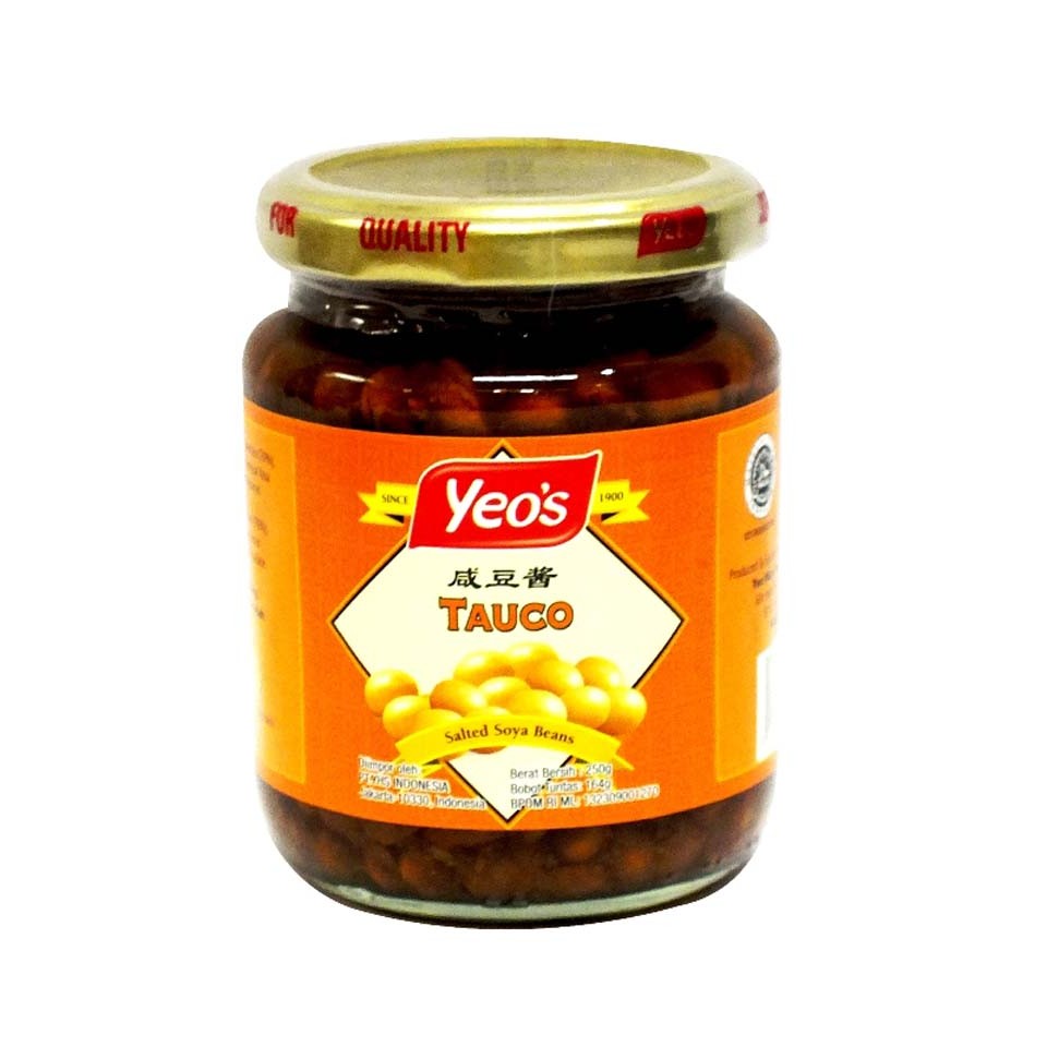 

S32463 YEO`S SALTED SOYA BEAN KECIL TAUCO 250GR BOTOL MAJU BERSAMA (20250910)