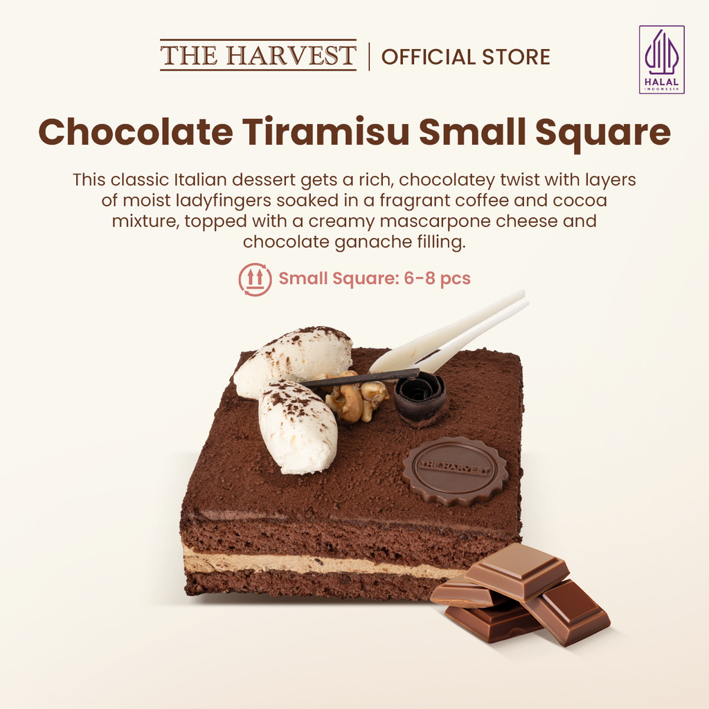 

Chocolate Tiramisu Small Square | Kue Ulang Tahun Rasa Chocolate Tiramisu