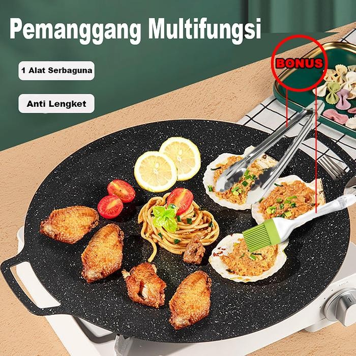 Pilihan- Wajan Multifungsi Panggangan Alat Panggang Multiguna Grill Pan/Alat Pemanggang /