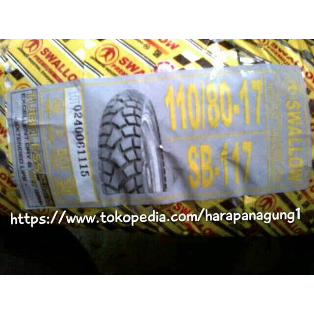 Ban Luar Swallow 110/80-17 Sb-117