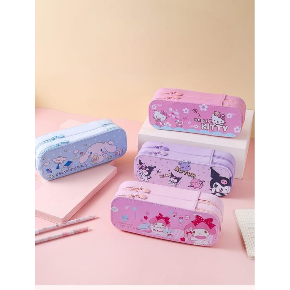 

OJ TEMPAT PENSIL 2 SUSUN / KOTAK PENCIL ANAK KOREA 2 LAYER MOTIF LUCU kotak pensil tingkat