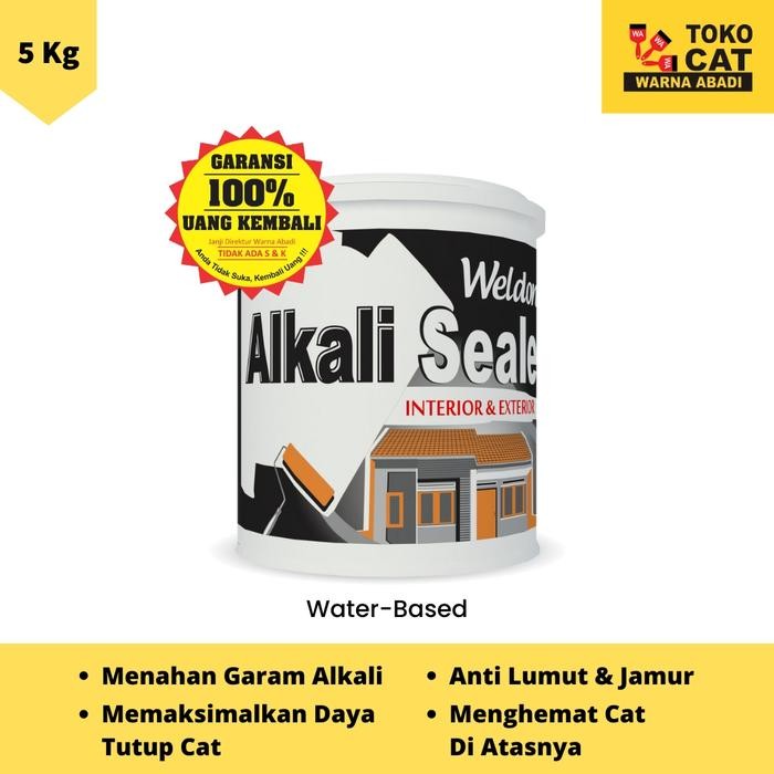 Dulux - Cat Alkali Sealer Weldon 5 Kg Untuk Cat Dasar Dinding Baru