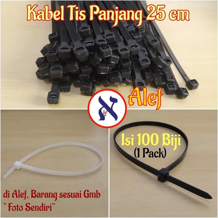 

OJ Kabel Cable Tie tis ties 250mm Tali ikat Nilon Nylon