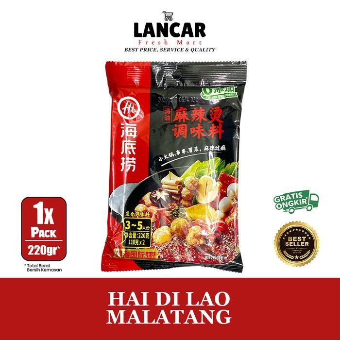 

Stok Baru HAI DI LAO BUMBU HOTPOT INSTANT / BUMBU HAIDILAO HOTPOT