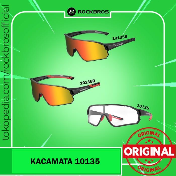 Kacamata Sepeda Gowes ROCKBROS 10135 Original Photocromic Full Frame