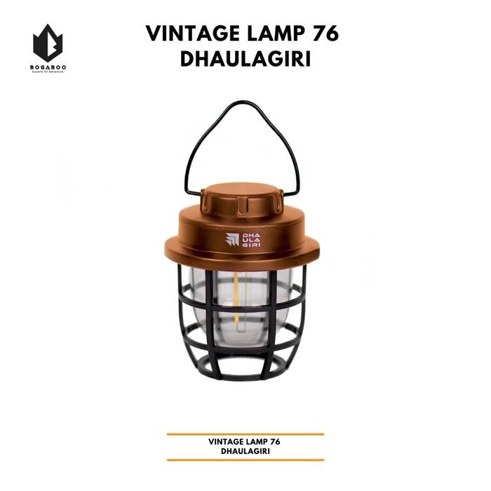 Eiger Sport - Vintage Lamp 76 Waterptoof - Lampu Lentera Gantung Anti Air - Lampu Tenda Camping