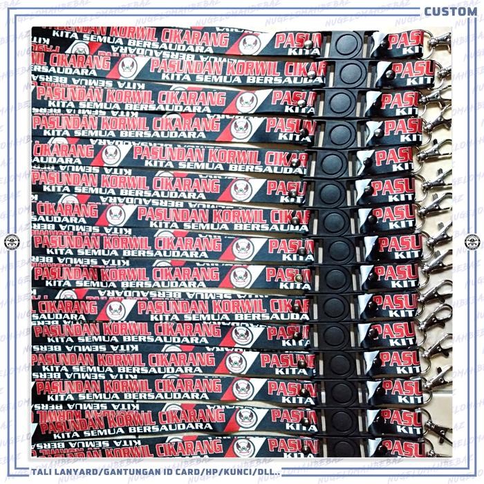 

New CUSTOM TALI LANYARD PRINTING