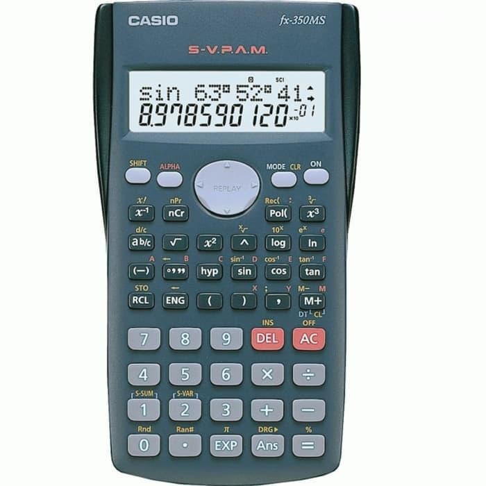 

Alat penghitung Kalkulator Scientific Casio FX 350 MS