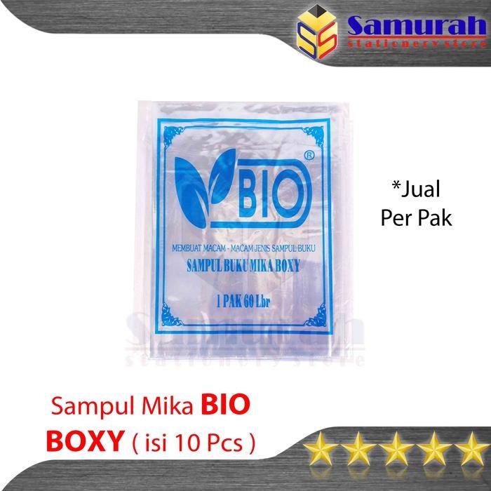 

New Sampul Plastik Mika Bio Ukuran Boxy - B5 / Sampul Buku Tulis Big Boss Campuss 36 / 50 Besar isi