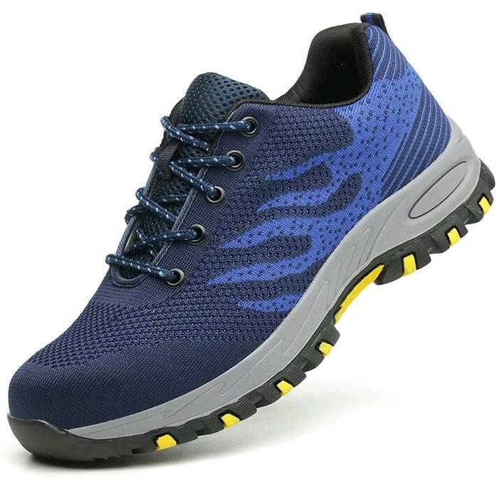 Sepatu Safety Sporty 80 Ujung Besi Pria Wanita Shoes