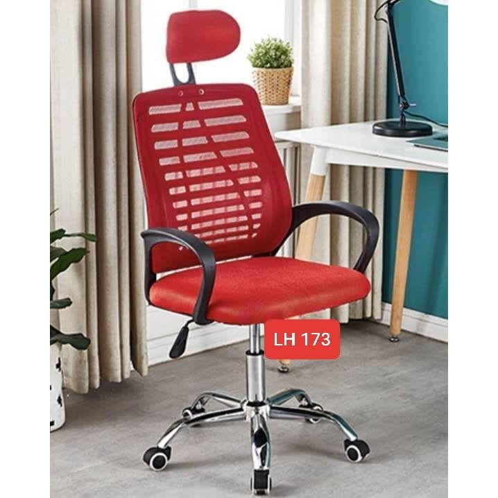 Frasser Kursi Kantor Jaring Kursi Staff Kursi Kerja Merah Merah LH 173