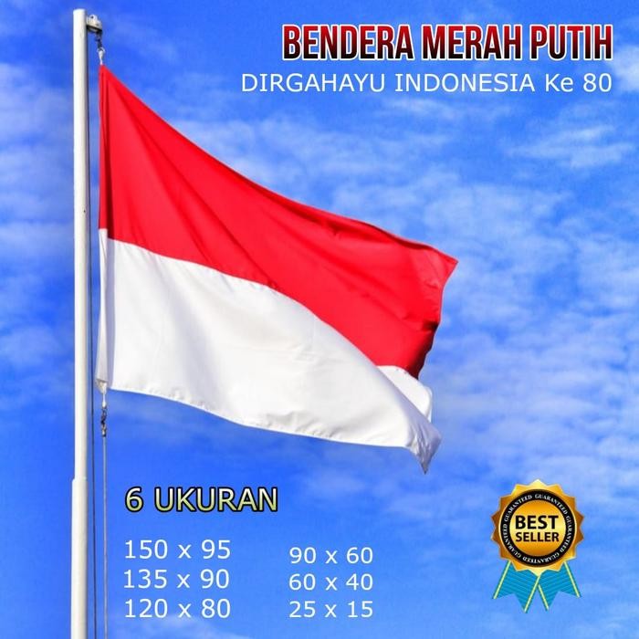 TERLARIS Bendera indonesia - Bendera ukuran besar - Bendera merah putih - Aksess indonesia READY