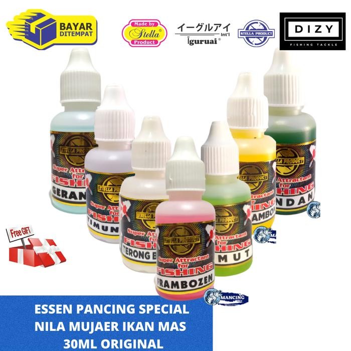 PJS Essen Nila Lele Mujair Ikan Mas Patin 30ml Original Stella Products