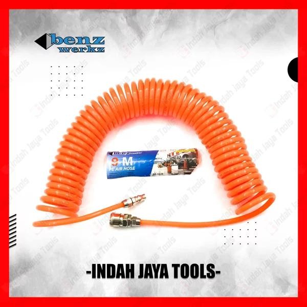 BENZ BZ-5609 Recoil Hose 9 Meter - Selang Angin Kompresor Spiral