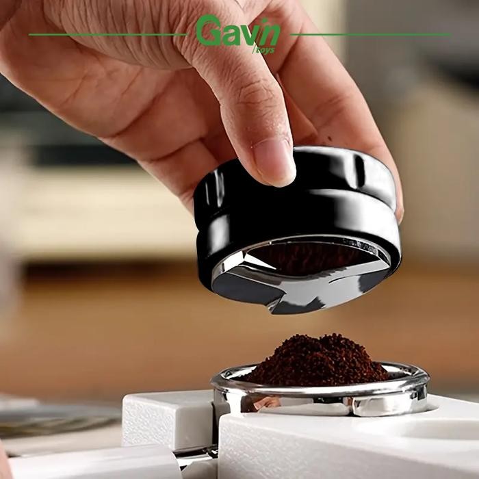 DISTRIBUTOR KOPI PLASTIK ABS STAINLESS - COFFEE DISTRIBUTOR PORTAFILTER BARISTA TOOLS - MERATAKAN