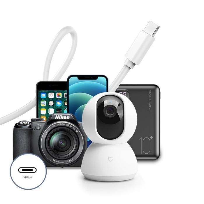 Kabel Hp Universal 3 5 8 10 Meter Charger USB C Cable Cas Tipsi Type C