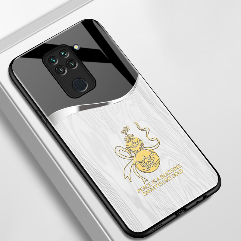 Casing Hp Untuk Xiaomi Redmi Note 9 Note 9s Note 9 Pro POCO M2 Pro Case Pola serat kayu modis Casing