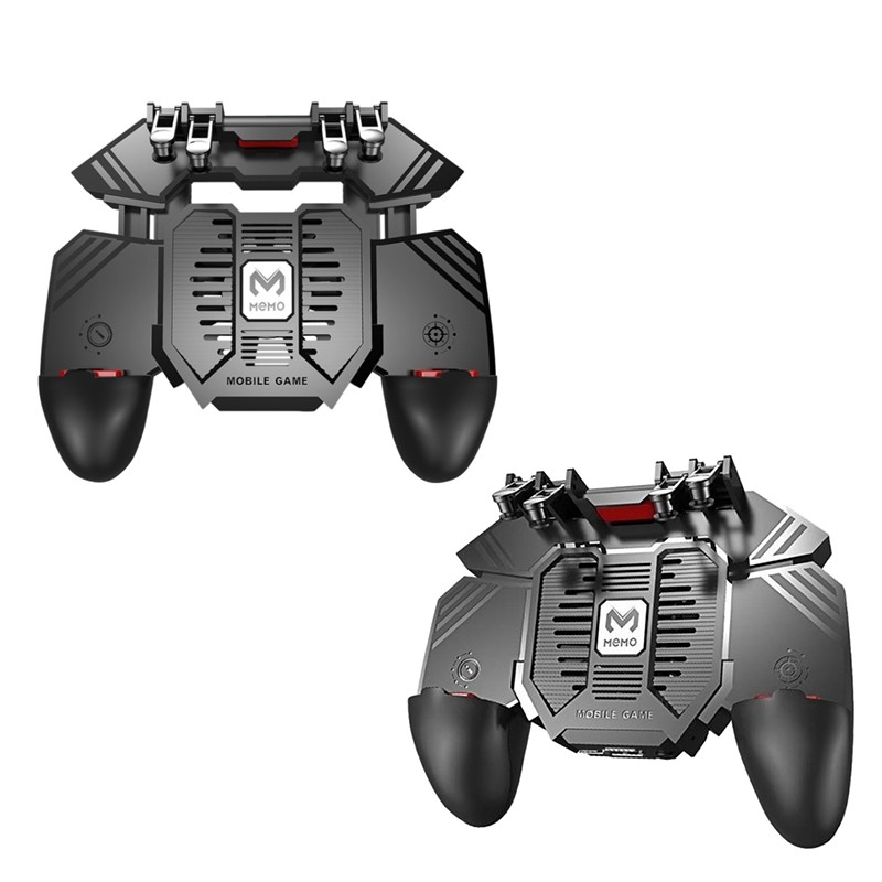 ABDE-MEMO AK77 Game Trigger Phone Cooler Fan Game Controller Pubg Controller With Fan Pubg Mobile