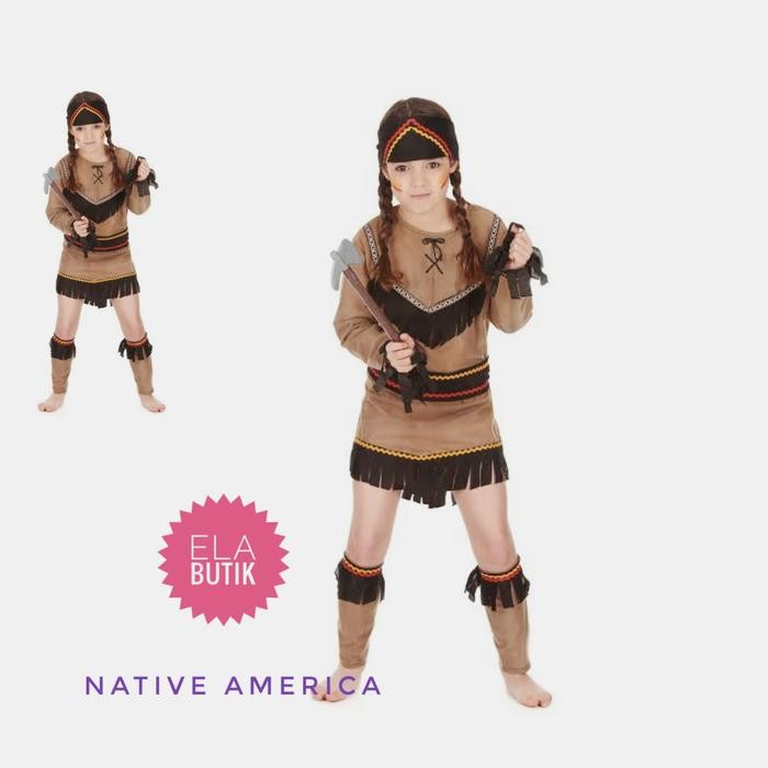 ORIGINAL kostum indian-girl/native rican cosplay READY STOCK