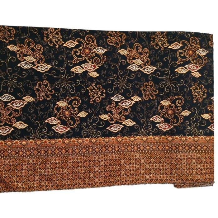 Bahan Batik Semi sutra Silk untuk kemeja pria rok dress Kain batik sutra silk untuk seragam keluarga