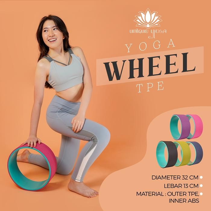 Yoga Wheel TPE / Sports Yoga Wheel Yoga Roller Rad for Back Pain / Wheel Yoga Pilates