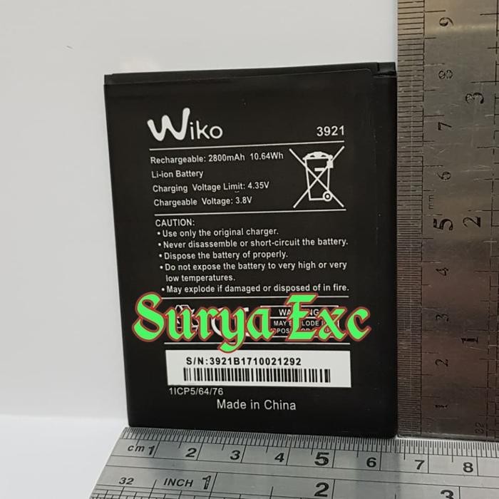 fozg- Baterai Wiko Robby 2 / Robby2 / Batrai Wiko Roby 2 Model Wiko 3921 Ori