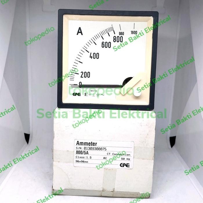 Ampere Meter Gae Ammeter Gae 400/5A 600/5A 800/5A Gae Via Ct 96X96