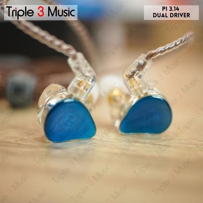 Phi Pi 3.14 audio IEM dual driver PLIISEN121 in ear monitor