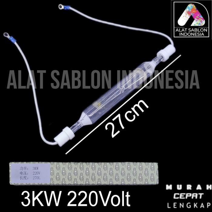 Unik Lampu Afdruk Sablon 3Kw 27Cm 220Volt Lampu Meja Afdruk Terlariss 