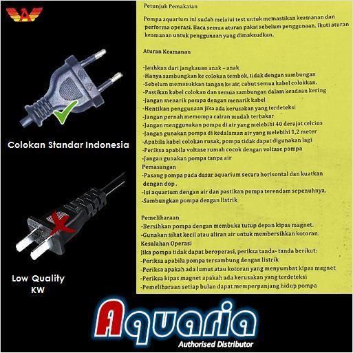 AQUILA P1600 POMPA CELUP AQUARIUM SUBMERSIBLE WATER PUMP