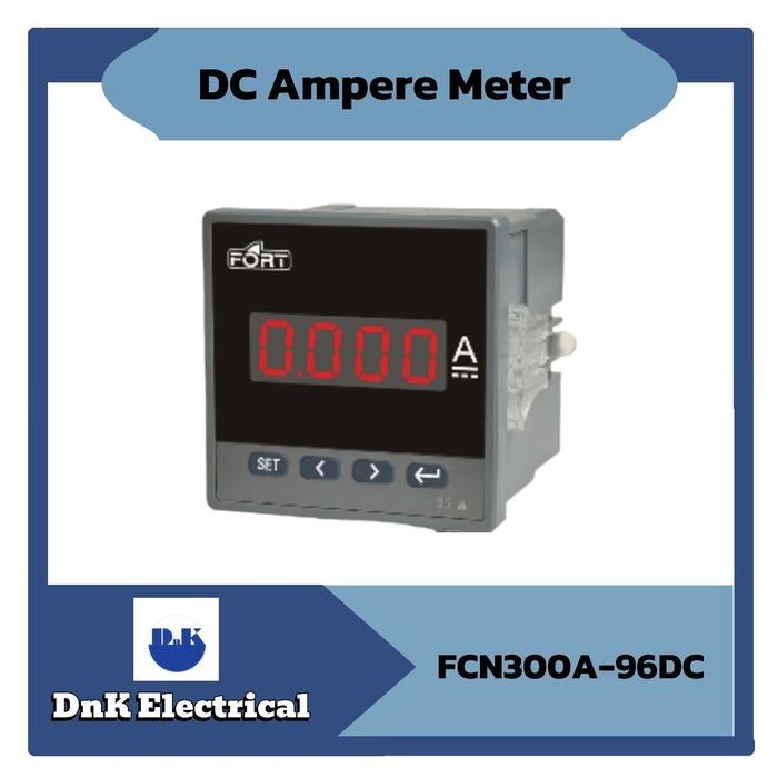 Dc Ampere Meter Fort Fcn300A-96Dc Size 96X96